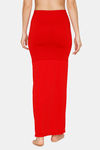 Zivame All Day Seamless Mermaid Saree Shapewear - Tango Red — thumbnail 3